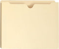 Smead File Jacket, Reinforced Straight-Cut Tab, 1-1/2" Expansion, Letter Size, Manila, 50 per Box (75540)