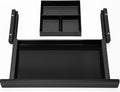 Under Desk Storage Drawer, 15.5Inch Shallow Under Desk Drawer Organizer