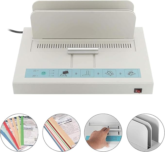 Thermal Binding Machine 500 Sheets Capacity AC 110V Book Binding Machine A3(Short Edge)/A4/A5 Document