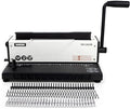 RAYSON TD1202R 3:1 Wire Binding Machine, 12-Sheet Punch, 120-Sheet Capacity | 32 round holes for Letter-size sheets; compatible with 3:1 wire, spiral coil, and click binding spines.