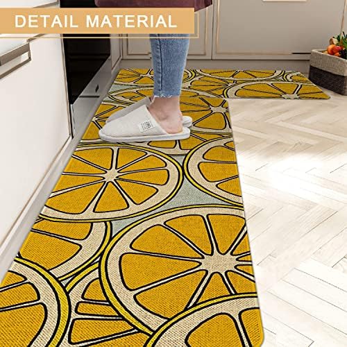 Kitchen Rugs and Mats Set of 2,Floor Mats for Home Kitchen Decor Mat