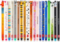 LEGAMI - Set of 19 Erasable Gel Pens with Thermosensitive Erase Ink, Range of ink colours & barrel designs, 0.7mm Tip, Animal Designs