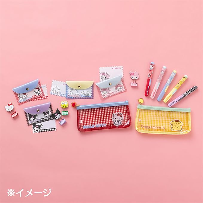Sanrio 615374 My Melody Double Clip, ABS Steel, Set of 3