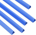 PATIKIL 100Pcs Binding Bars, 10mm Binding Bars Slide Grip 70 Sheets Capacity A4 Size Report Binder Triangle Presentation Binder for Report Cover Resume, Blue