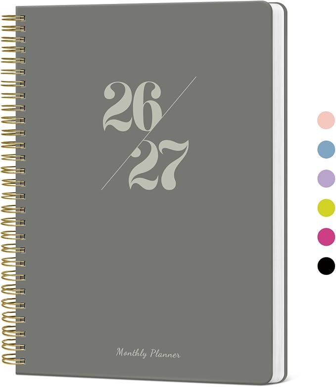 Monthly Planner 2026-2027, 18 Months Calendar, Jul 2026-Dec 2027