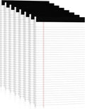 Legal Pads 8.5 x 14 Note Pads, 8 Pack White Paper Pads 8.5x14 Wide Ruled