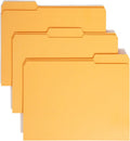 Smead File Folder, Reinforced 1/3-Cut Tab, Letter Size, Goldenrod, 100 per Box (12234)