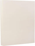 JAM PAPER Strathmore 80lb Cardstock - 8.5 x 11 Coverstock - 216 gsm - Natural White Wove - 50 Sheets/Pack