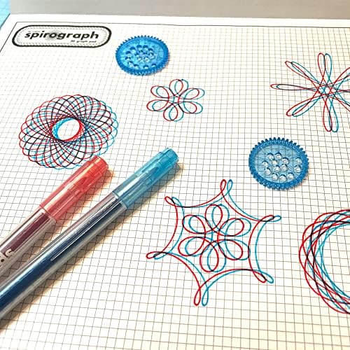 Spirograph 3D - The Classic Way to Make Amazing 3D Designs - See Your Designs Pop Off The Page! - Ages 8+