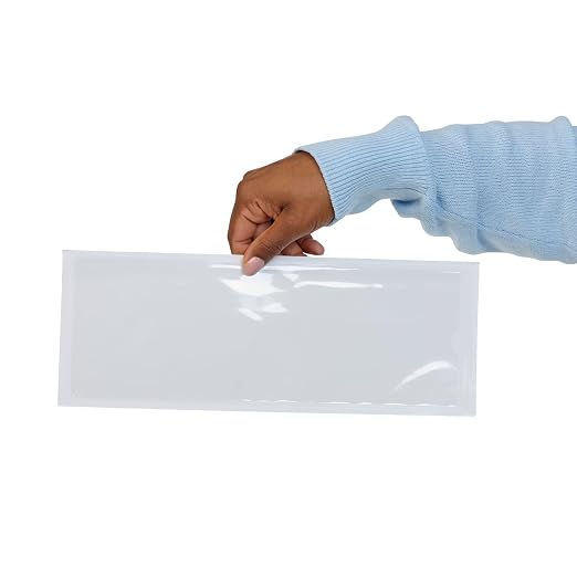 Really Good Stuff 12PK Desktop Helper 12” Self-Adhesive Vinyl Sleeves