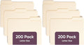 Smead File Folders Letter Sized,1/3-Cut Tab,Assorted Positions,Letter Size Manila Folders,200 Per Box,(Pack of 2)