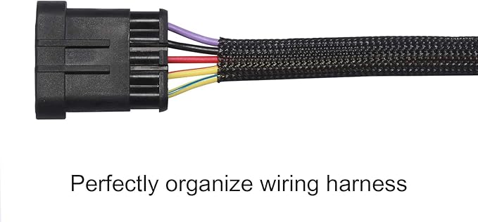 100ft - 1 inch PET Expandable Braided Sleeving – Black – Alex Tech Braided Cable Sleeve