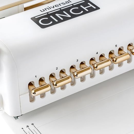 We R Memory Keepers Universal Cinch Book Binding Machine, Spiral Binding, Wire Binding, Book Binder Machine for Bookbinding, Book Making, Spiral Notebook Maker, and Binding Kits