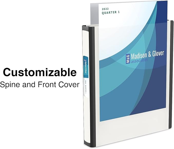 Staples Heavy-Duty 1.5-Inch D-Ring Binder with Pockets & Spine Label | Large-capacity 3-ring binder for school and office document storage.