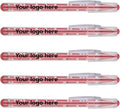 Custom Maze Ballpoint Pens – Personalized Puzzle Pens with Logo/Text – Promotional Pens for Events, Schools, Trade Shows – Fun Interactive Design (Red, 50 Count, Pack of 1)