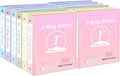 EOOUT 1 inch 3-Ring Binder 12 Pack Assorted Pastel Color with 2 Pockets Inside, Fits 11 x 8.5 Inch Paper with 175 Sheets Capacity, for Office, Home, School Project