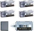 Tombow CT-CM5C10-5P MONO Mono Pocket Correction Tape, Tape Width 0.2 inches (5 mm) x 13.1 ft (4 m), Black, 5 Pieces