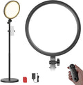 NEEWER Basics 12" 24W Large Ring Light w 68" Stand/Phone Holder for iPhone | Remote, Video Recording Selfie Streaming Makeup Studio Photography, 3000K-6500K CRI98 Full Screen LED Panel Lighting, BR13