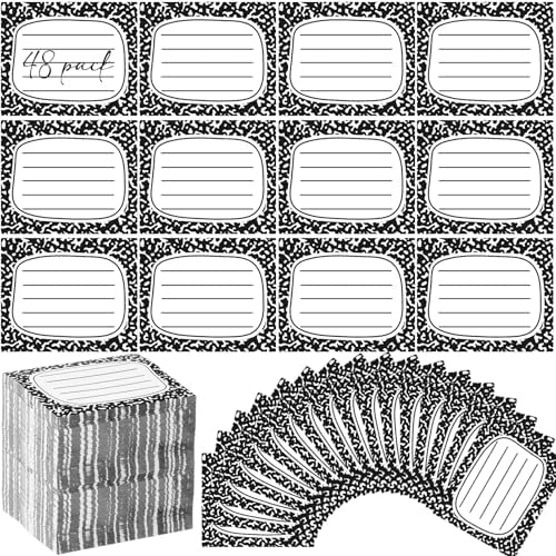 Composition Book Sticky Notes Teacher Note Pad Classroom Cutouts