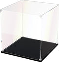 Clear Acrylic Display Case, Easy Assembly Showcase Boxes (11x11x11 inch) | dofopo Dust Protection Case for Action Figures and Dolls, Alternative Glass Box for Collectibles Commemorative Gifts