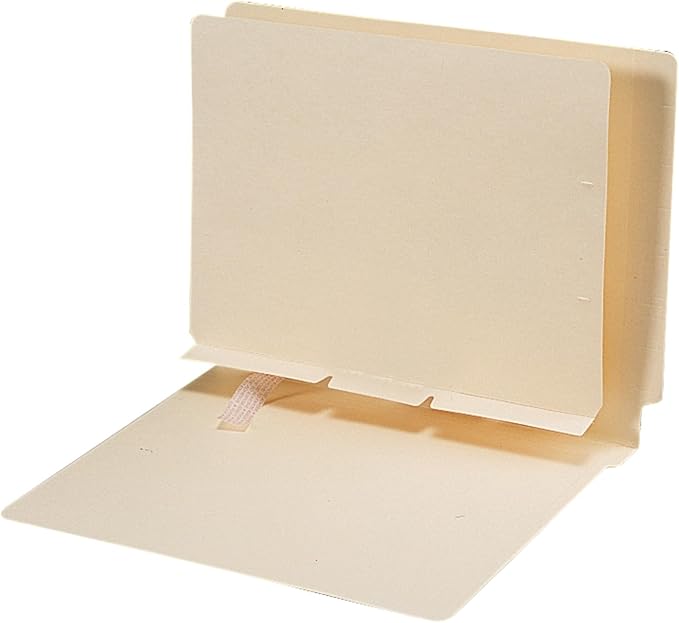 Smead Self-Adhesive Folder Divider, Side Flap Style, Letter Size, Manila, 100 per Box (68021)