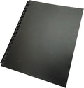 GBC Poly Binding Cover, 11"x8-1/2", 100% Recycled, Black, 25-Pack (25818)