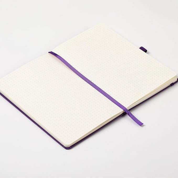 Dotted Journal/Notebook - Dot Grid Hard Cover Notebook, 5.3'' x 8.26''