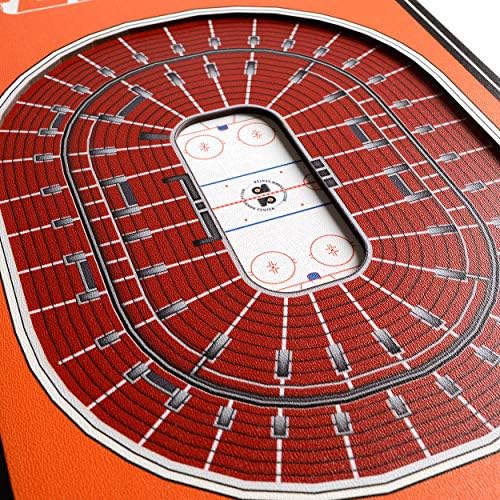 YouTheFan NHL Philadelphia Flyers 3D 8 x 32 Stadium Banner