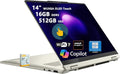 Lenovo Yoga 7 2-in-1 AI PC Laptop | 14" WUXGA OLED Touch (100% DCI-P3) | AMD Ryzen AI 5 340 (Up to 50 Tops) | 16GB DDR5 512GB SSD | for Creator Business Professional Win11Pro w/DLCA Accessory