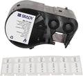 Brady Authentic (M5-117-492) FreezerBondz™ Ultra-Thin Cryogenic Polyester LBL 0.5 x 0.9 x 0.44Dia Black on White, 240 Labels. for use with the BMP51 and M511 Label Printers