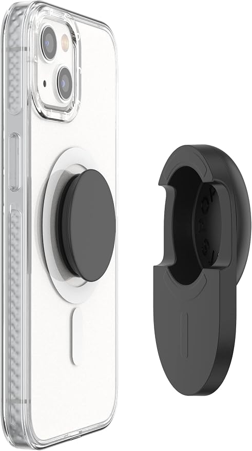 PopSockets Magnetic Suction Phone Mount, Adhesive Mount for MagSafe - Black | Black, Electronic Accessories, For iPad/Kindle/iPhone/Android