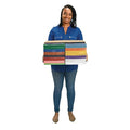 Colorations 9" x 12" Construction Paper Classroom Pack, 2200 Sheets | Mediumweight Construction Paper, Bulk Set, Classroom Arts & Crafts Supplies