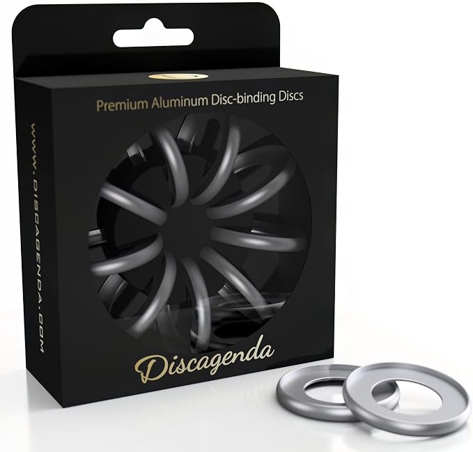 Discagenda Discbound Discs (Silver, 9 Piece 1.65in)