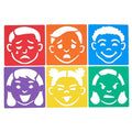 Emotional Stencils Set of 6, Homeschool, Home School Use