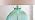 JONATHAN Y Estelle 26" Aqua Diamond-Etched Glass Crystal Table Lamp