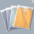 Svaldo 50 Pack 14"x16" Frosted Poly Plastic Bags Ziplock, Zipper Packaging Bags for Clothing, T-Shirts, Clothes Storage, Garment Packaging, Shipping, Mailing, Travel, Closet Organizer, 3 Mil Thick