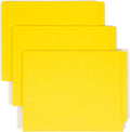 Smead End Tab Fastener File Folder, Shelf-Master® Reinforced Straight-Cut Tab, 2 Fasteners, Letter Size, Yellow, 50 per Box (25940)