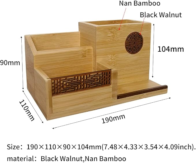 Japanese-Style Multi-Function Desk Supplies Organisers for Makeup Jewelry Office Stationery Accessories School Pen Pencil Cell Phone Business Cards Remote Control
