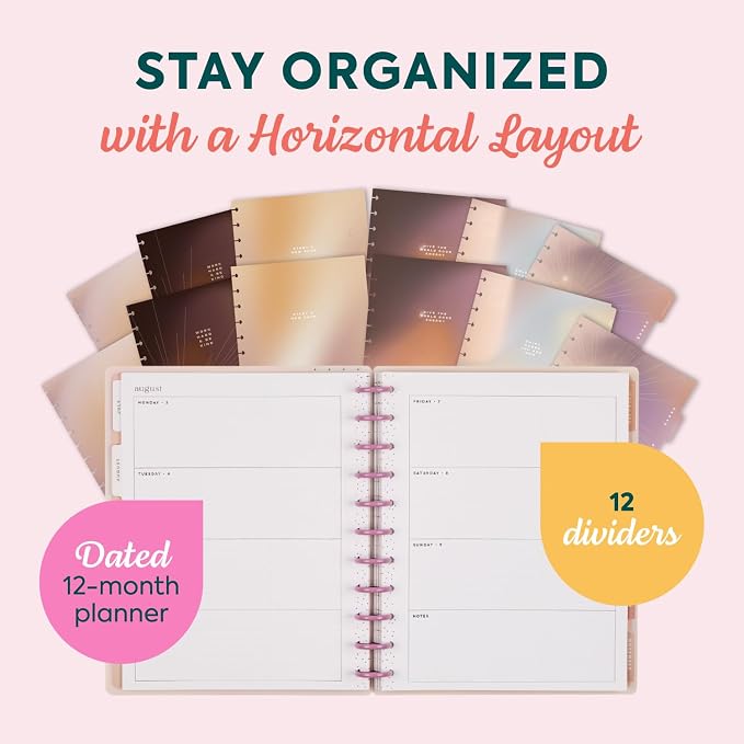 Happy Planner Disc-Bound Planner July 2026–June 2027, Big Size