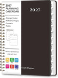 2027 Planner, Weekly and Monthly Calendar Planner Book, A5(6.3'' x 8.5'')