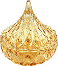 Godinger Gold Glass Hershey Kiss Candy Dish - A Sweet and Stylish Delight