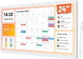 24 Inch Touchscreen Digital Calendar, Wall Planner, Desktop Smart Electronic Calendar, 8GB+128GB Android OS, Supports Google Play Apps, Office Desk Assistant & Family Schedules, Wall/Desk Stand