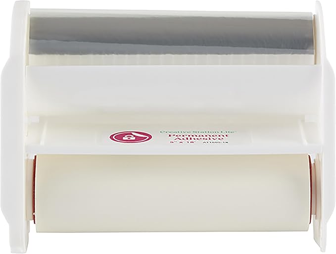 Xyron Permanent Adhesive Refill for the Creative Station & Creative Statio Lite, 5" x 18', Refill Cartridge for Label Maker, Laminator Machine, Home Office & Home School Craft Supplies (AT1605-18)