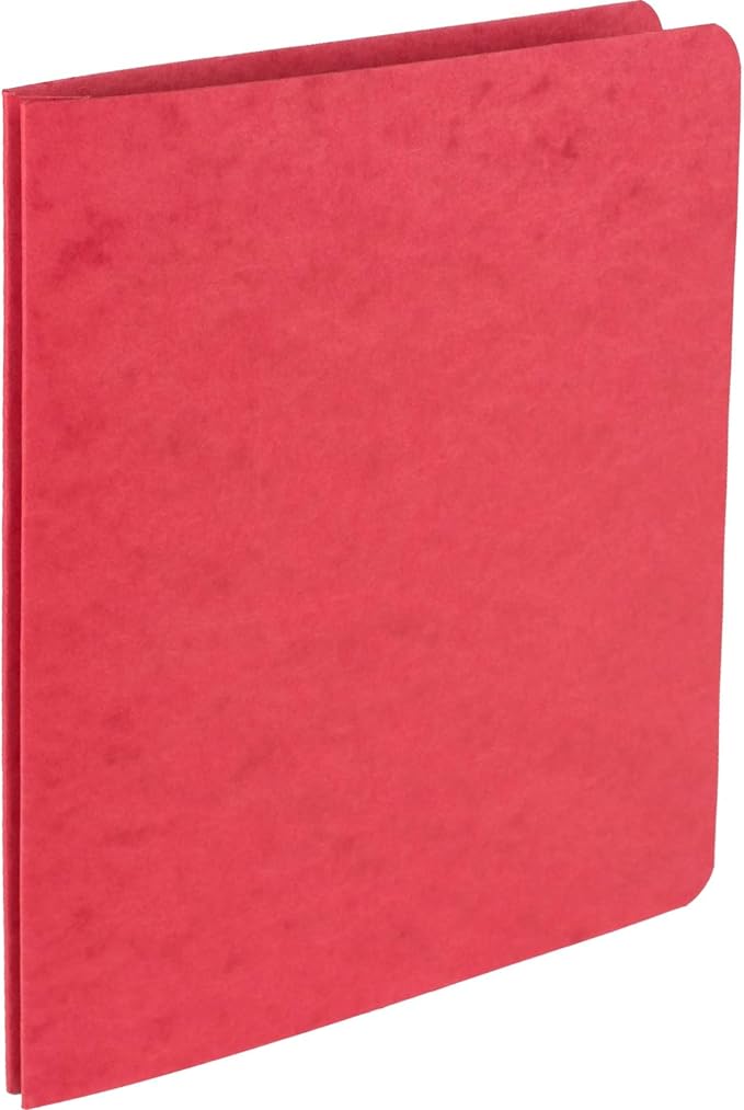Office Depot Pressboard Side-Bound Report Binders with Fasteners, Executive Red, 60% Recycled, Pack of 10, A7025129