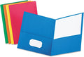 Oxford 57513 Twin Pocket Folders,w/o Fasteners,11-Inch x8-1/2-Inch,25/BX,AST