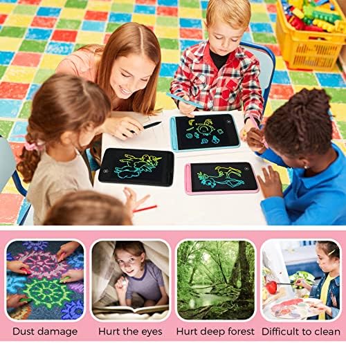 Zhehao 12 Pcs LCD Writing Tablet for Kid 6.5'' Doodle Board Drawing Tablet