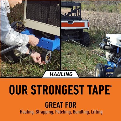 GORILLA Ultimate Tape, High Tensile Cloth, 1.88" x 20yd, Black
