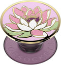 PopSockets Adhesive Phone Grip, Holder- Water Lily | Secure Comfortable Hold, Anti-Drop, Kickstand, Enamel, Designs, Flower, Floral