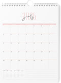 Karto Wall Calendar 2026-2027 8.5x11 in - Two Font Pink | July 2026 to December 2027, Vertical, Boosts Productivity, Easy Monthly Planning