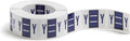 Smead BCCR Bar-Style Color-Coded Alphabetic Label, Y, Label Roll, Violet, 500 Labels per Roll, (67095)
